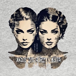 2 Women - Graphical Portrait T-Shirt